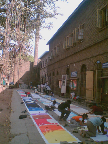 COEP makes Guinness record of "Longest Painting": 8th March, 2008
