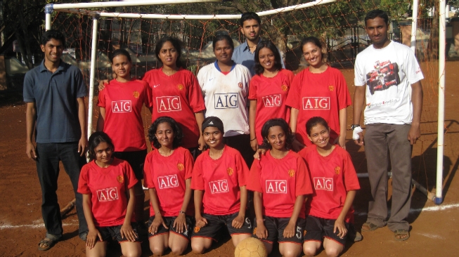 Winners : COEP Girls Soccer Team