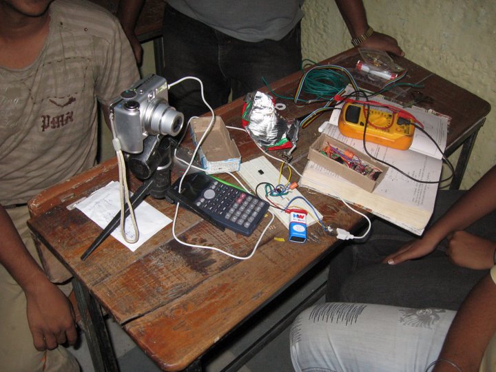 Techno Craft 2009, Vehicle Speed monitoring device- Astronomy Club Booth (While working)