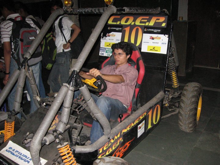 Car built for BAJA competition